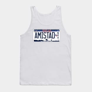 Amistad National Recreation Area license plate Tank Top